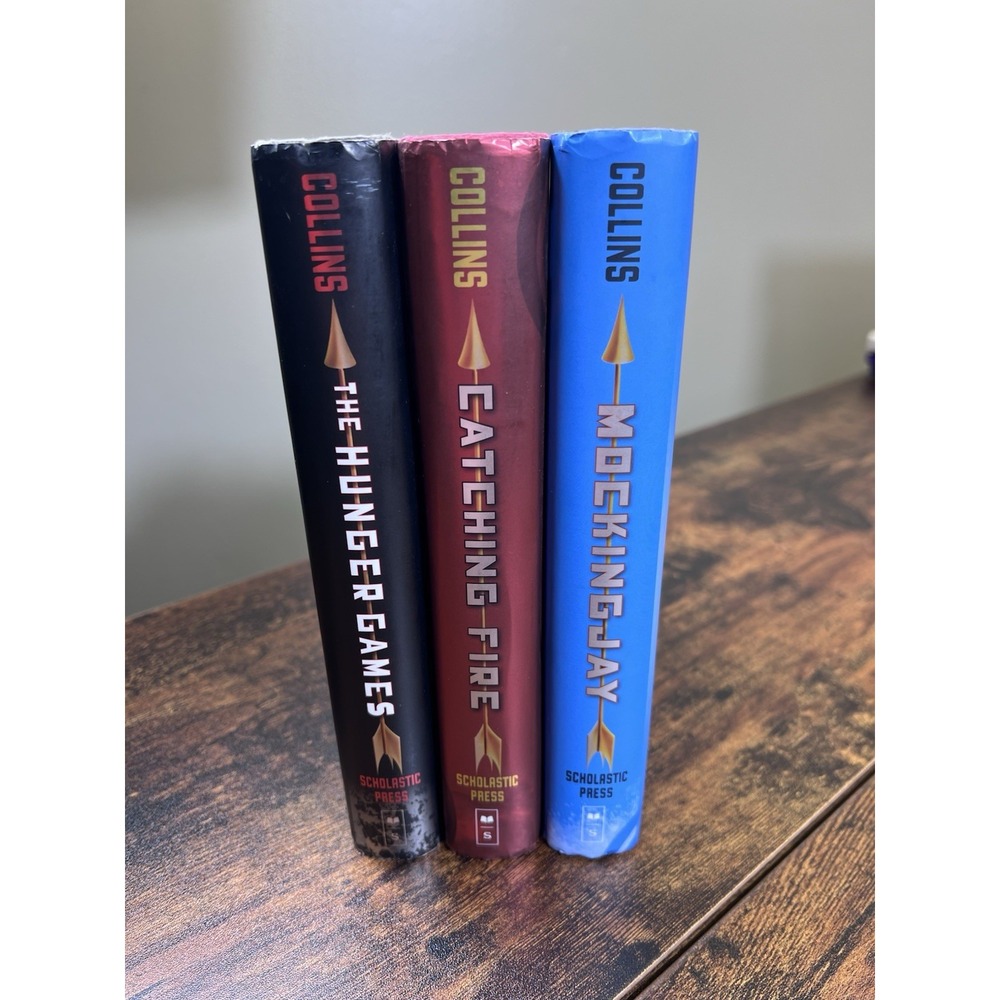 The Hunger Games Trilogy by Suzanne Collins First Edition Hardcover Book Set